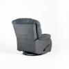 Daly Chaise Swivel Recliner –  Cobblestone (backed angled)