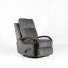 Niles Swivel Glider Recliner – Graphite Performance Fabric (angled)