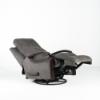 Niles Swivel Glider Recliner – Graphite Performance Fabric (angled reclined)