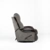 Niles Swivel Glider Recliner – Graphite Performance Fabric (side)