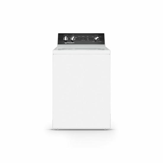 TR3 Ultra-Quiet Top Load Washer in White (front)