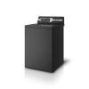 TR7 Ultra-Quiet Top Load Washer in Black with Speed Queen® Perfect Wash™ (angled left)