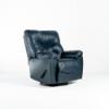 Leather Swivel Rocker Recliner (angled)