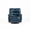 Leather Swivel Rocker Recliner (front)