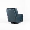 Leather Swivel Rocker Recliner (back angled)