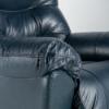 Leather Swivel Rocker Recliner (closeup)