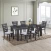 Bailey 5-Piece Dining Set – Weathered Gray (lifestyle)