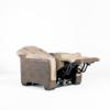Durapella Power Recliner – Two-Tone Sand Cover (angled reclined 2)
