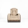 Durapella Power Recliner – Two-Tone Sand Cover (front)