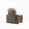 Durapella Power Recliner – Two-Tone Sand Cover (back angled)