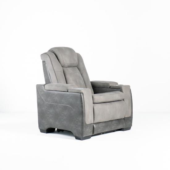 Durapella Power Recliner – Slate Cover (angled)