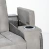 Durapella Power Recliner – Slate Cover (arm open)