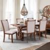 Naomi Dining Set – Rustic Brown Finish