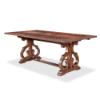 Naomi Dining Table – Rustic Brown Finish