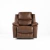Morocco Rocker Recliner – Chocolate Fabric (front)