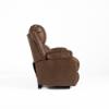 Morocco Rocker Recliner – Chocolate Fabric (side)
