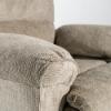 Elliott Glider Recliner – Pewter Chenille Fabric (closeup)