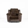 Morocco Rocker Recliner – Chocolate Fabric (front)