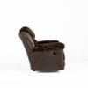 Morocco Rocker Recliner – Chocolate Fabric (side)