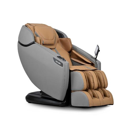 Cz-645 Zen-2 Massage Chair – Cappuccino & Grey (angled)