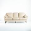 Pisa Stationary Sofa – Seashell Leather