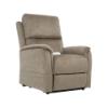 Recliner Lift Chair – Taupe Fabric (angled)