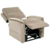 Recliner Lift Chair – Taupe Fabric (reclined 1)