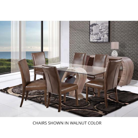 Picture of GLOBAL STEPHANIE-DINING-TABLEW/6CHOCO