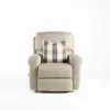 Westport Westport Glider Recliner – Grey Fabric (front)