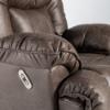 Hector Power Rocker Recliner – Commodore Shadow Cover (Closeup)