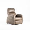 Relaxer Taupe Lay Flat Power Recliner (angled)