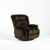 Daly Chaise Swivel Glider Recliner – Chocolate (angled)