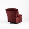 Daly Chaise Swivel Glider Recliner – Cran-Apple (back angled)