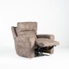 Tranquility Layflat Recliner – Grey Performance Fabric (angled reclined 2)