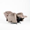 Del Mar Rocker Recliner – Taupe Fabric (angled reclined)