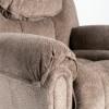 Del Mar Rocker Recliner – Taupe Fabric (closeup)