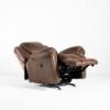 Del Mar Power Rocker Recliner – Mocha Fabric (reclined)