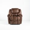 Del Mar Power Rocker Recliner – Mocha Fabric (front)