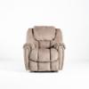 Del Mar Power Rocker Recliner – Taupe Fabric (front)