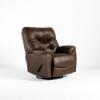 Trilogy Swivel Rocker Recliner – Mink Fabric (angled)
