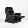Reliever Power Headrest Power Lay Flat Recliner in Gunmetal (angled reclined)