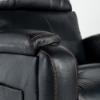 Reliever Power Headrest Power Lay Flat Recliner in Gunmetal (closeup)