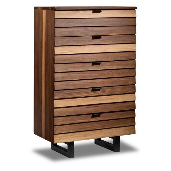 Picture of INDUSTRIA DE MOVEIS ROTTA 902-001-002-5DRAWER-CHEST
