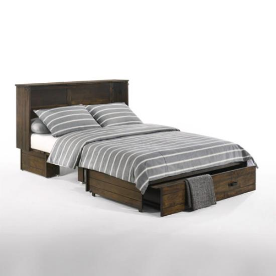 Alpine Queen Murphy Cabinet with Tri-fold queen mattress (open 2)