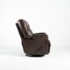 Trilogy Swivel Rocker Recliner – Federica Brown Leather (side)