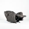 Frontier Power Rocker Recliner – Charcoal Fabric Cover (reclined)