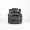 Frontier Power Rocker Recliner – Charcoal Fabric Cover (front)
