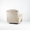 Newport Rocker Recliner – Fawn Fabric Cover (back angled)