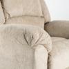 Newport Rocker Recliner – Fawn Fabric Cover (closeup)