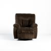 Connery Swivel Rocker Recline – Chocolate Fabric (front)